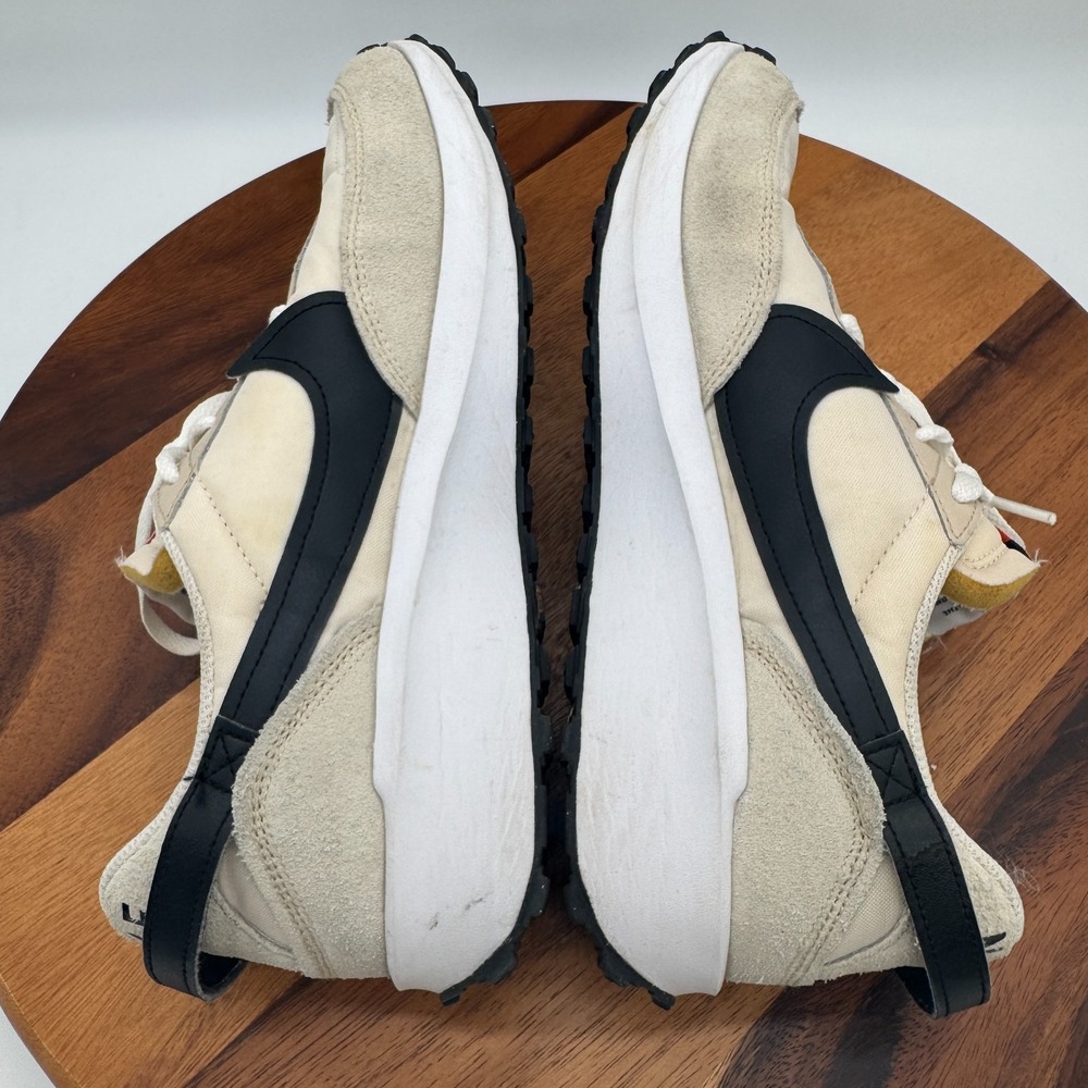 Nike Waffle Debut Shoes Womens 11.5 Beige Black Running Athletic Sneakers - Picture 7 of 10
